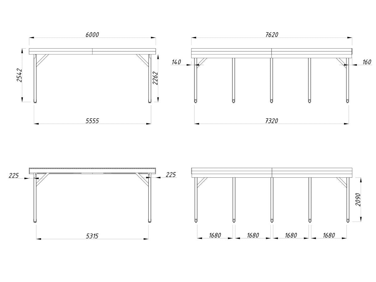Carport - Le Robuste 40.6 m²