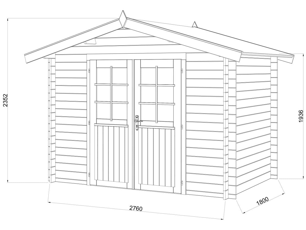 Chalet - Le Cosy 4.7 m²