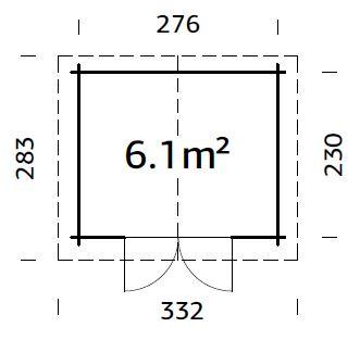 Chalet - Le Cosy 6.1 m²