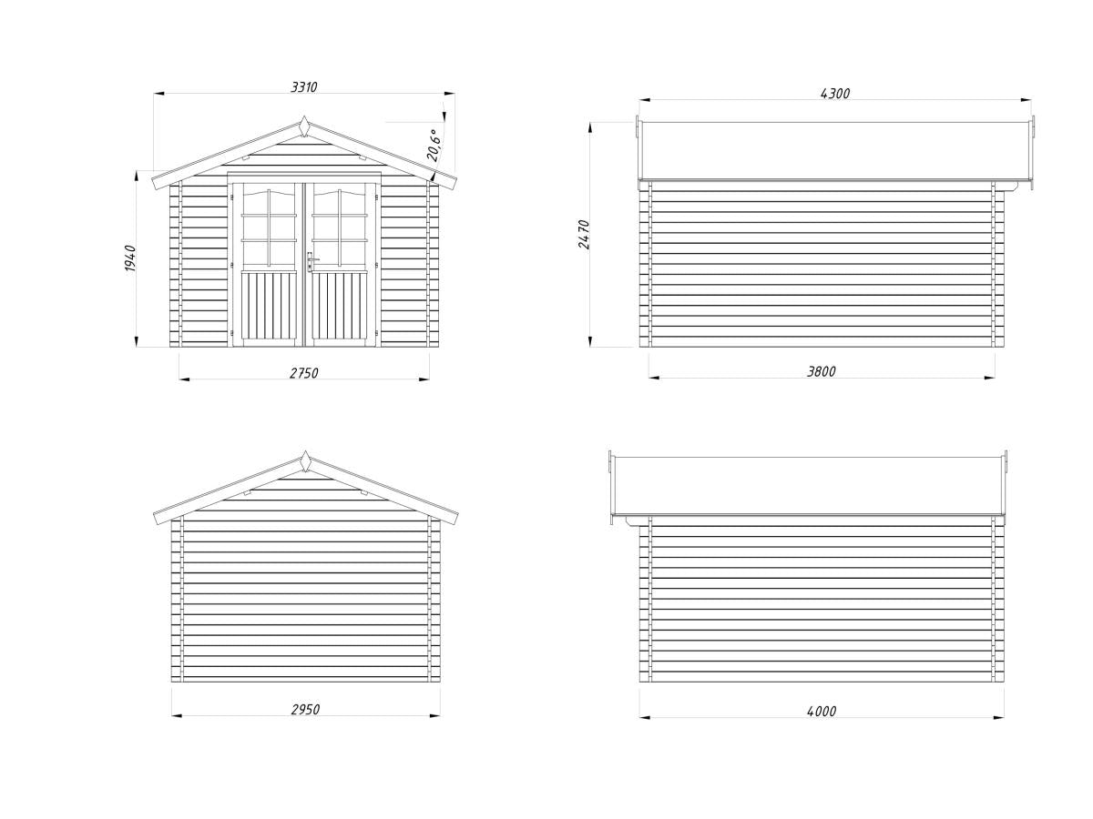 Chalet - Le Confort 10.0 m²