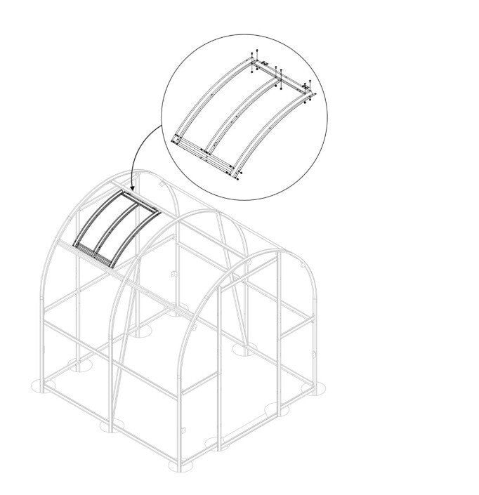 Fenêtre de toit avec ouverture automatique - MaSerreVerte