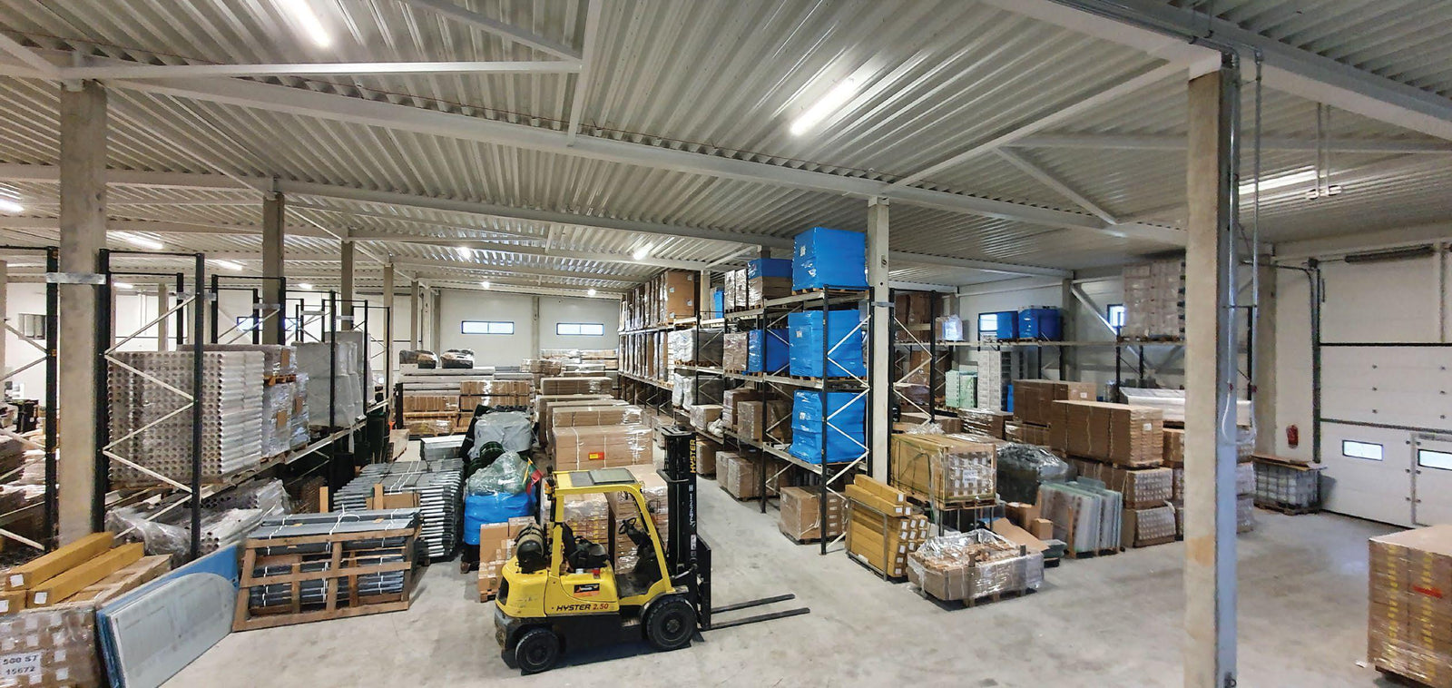 Inside our warehouse