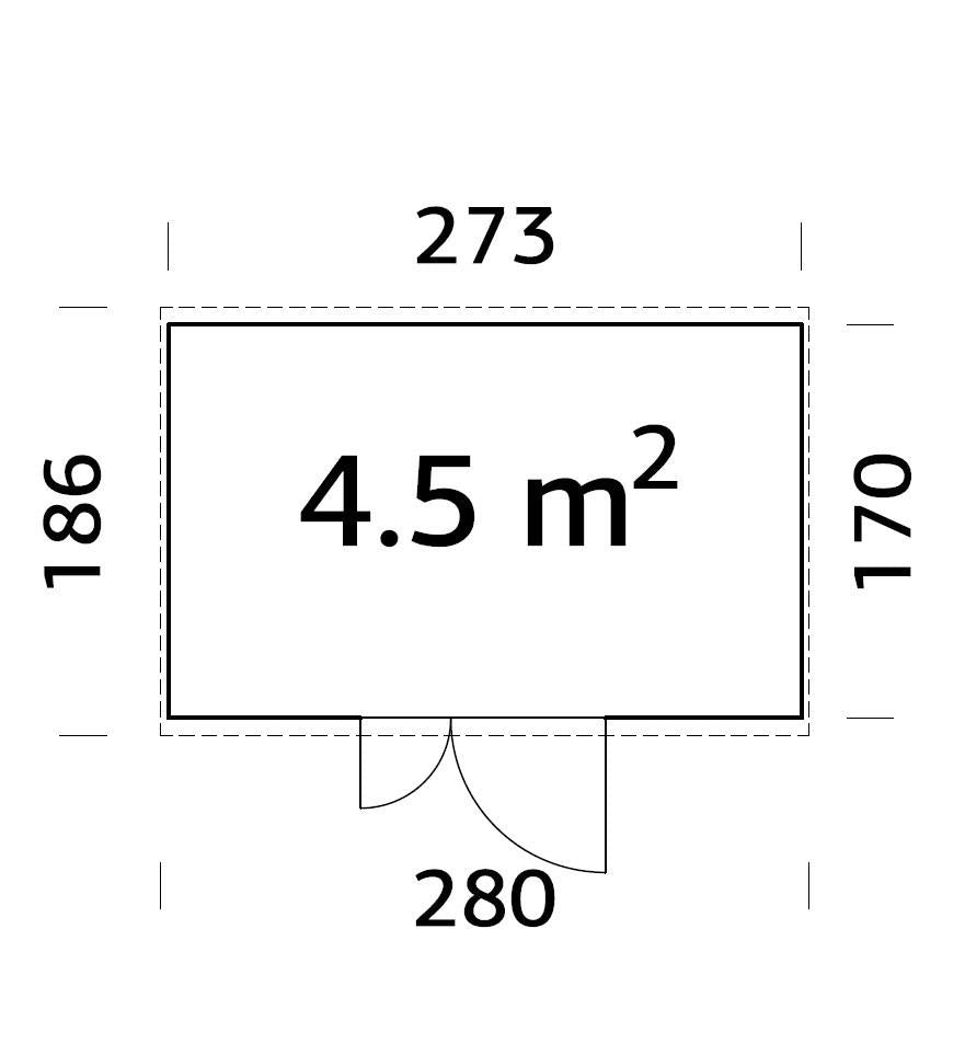Abri - Le Pratique 4.5 m²